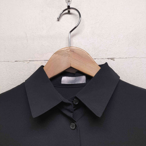 qumerry. アシンメトリーシャツワンピース レディース FREE