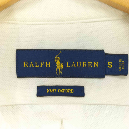 ラルフローレン RALPH LAUREN ポニー刺繍 knit oxford BDシャツ メンズ import:S