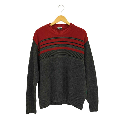 ポールスミスジーンズ Paul Smith JEANS 総柄 クルーネック ウール ニット メンズ import:S