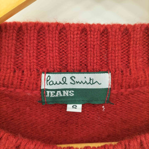 ポールスミスジーンズ Paul Smith JEANS 総柄 クルーネック ウール ニット メンズ import:S