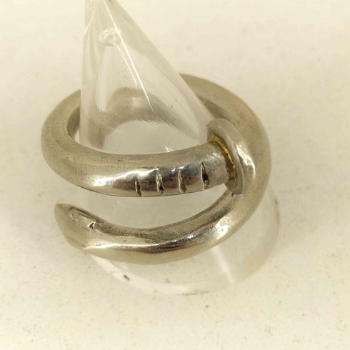 スカル 釘 リング メンズ 18号