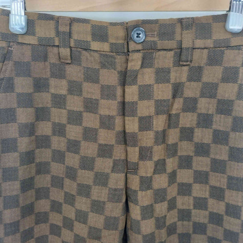 ネーム Name. チェッカーフラッグ柄 スラックス メンズ JPN:0