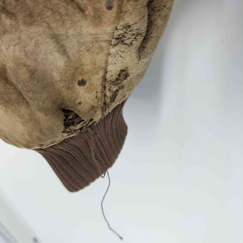 ELEGANCE JAPAN TOKYO A-2型 裏地世界地図 レザー フライト ジャケット メンズ