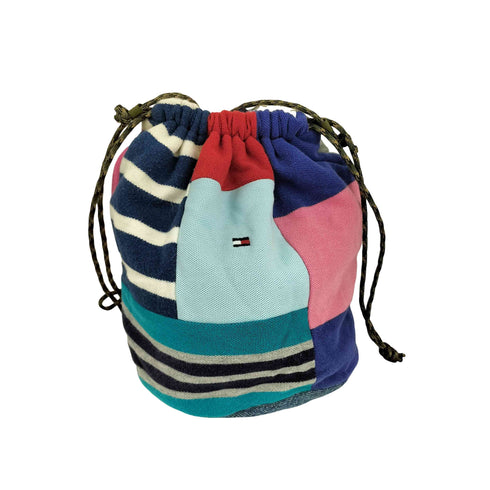 トミーヒルフィガー TOMMY HILFIGER マルチカラー 巾着 ショルダー バッグ メンズ