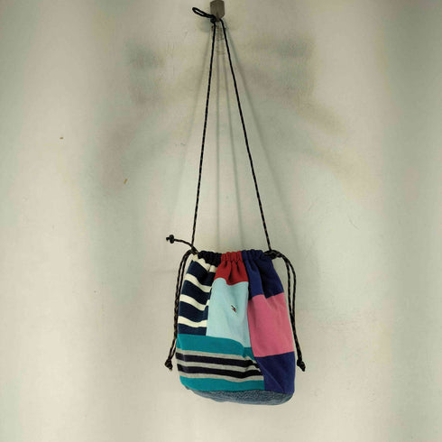 トミーヒルフィガー TOMMY HILFIGER マルチカラー 巾着 ショルダー バッグ メンズ