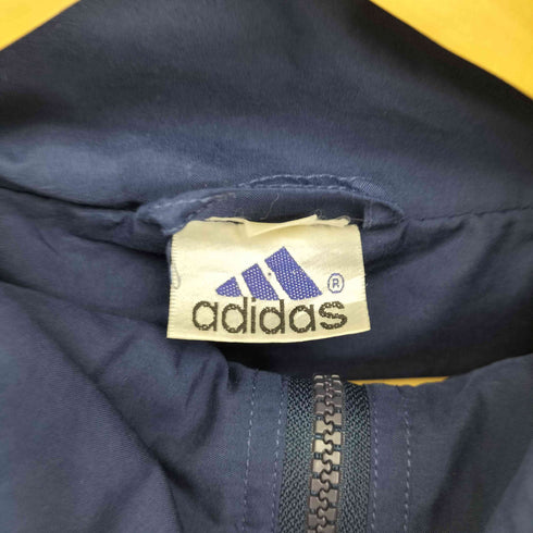 アディダス adidas 90S パフォーマンスロゴ タグ 裏地メッシュサイドライン ドローコード ナイロン ジャケット メンズ