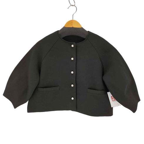 アンフィーロジユウク unfilo 自由区 BEAUTY FORM KNIT パールボタン カーディガン レディース S