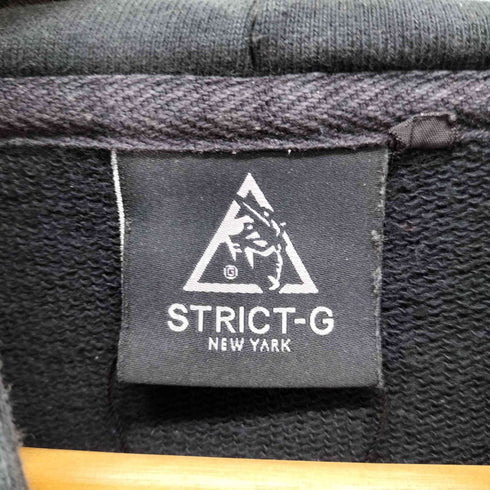 STRICT-G アニメプリント プルオーバーパーカー メンズ