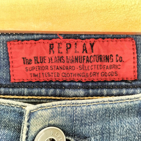 リプレイ REPLAY JONDRILL スキニーデニム メンズ 29