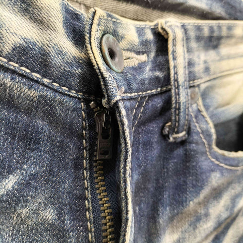 シヴァーライズ CIVARIZE ケミカルウォッシュ 加工スキニーデニム Y2K グランジ メンズ JPN:42