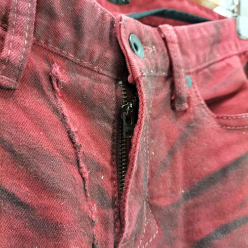 シヴァーライズ CIVARIZE ケミカルウォッシュ 加工スキニーデニム Y2K グランジ メンズ JPN:44