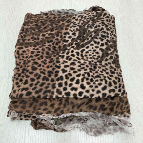 PARKA B-9 TYPE プリント レオパード柄大判スカーフ Y2K グランジ メンズ