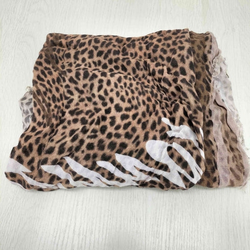 PARKA B-9 TYPE プリント レオパード柄大判スカーフ Y2K グランジ メンズ