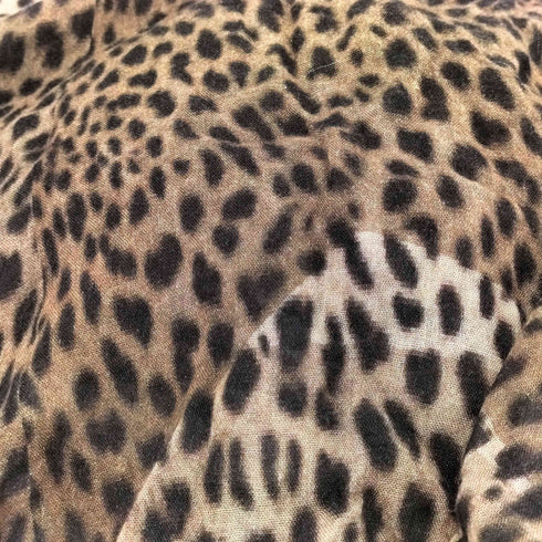 PARKA B-9 TYPE プリント レオパード柄大判スカーフ Y2K グランジ メンズ