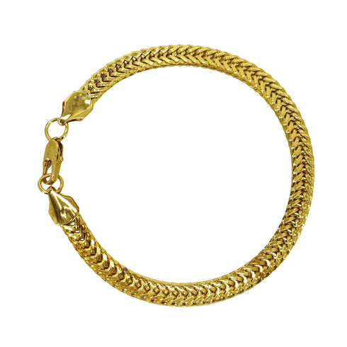 蛇腹 ブレスレット メンズ