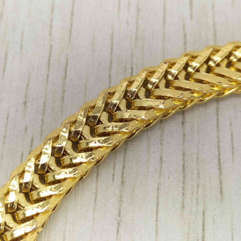 蛇腹 ブレスレット メンズ