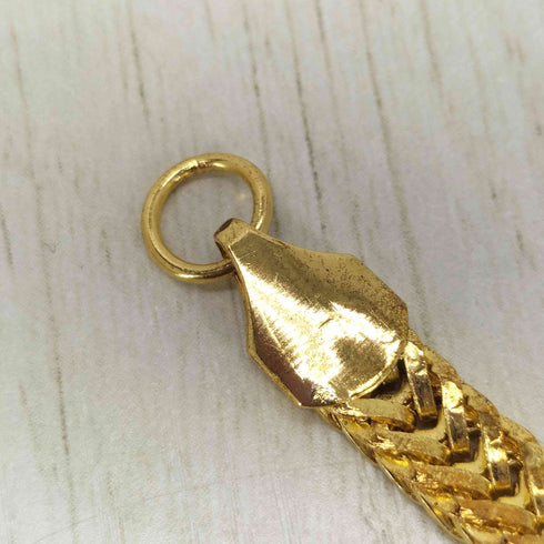 蛇腹 ブレスレット メンズ