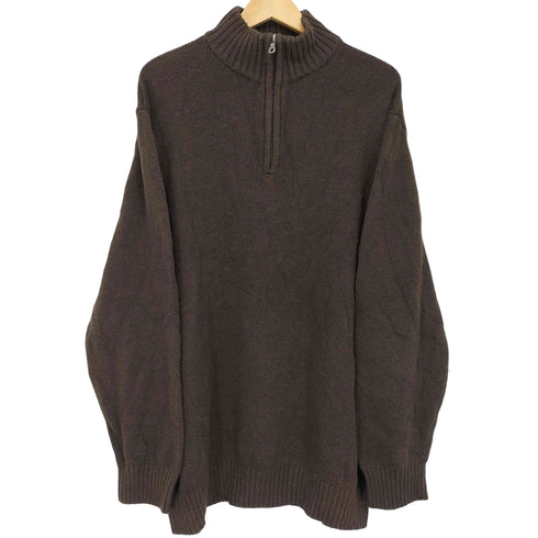 クラフトアンドバロー Croft&Barrow ハーフジップ ニット メンズ import:XXL
