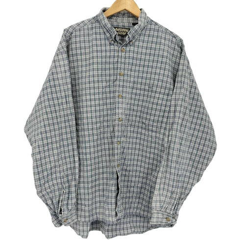 neutral gear チェックBDシャツ メンズ import:XL