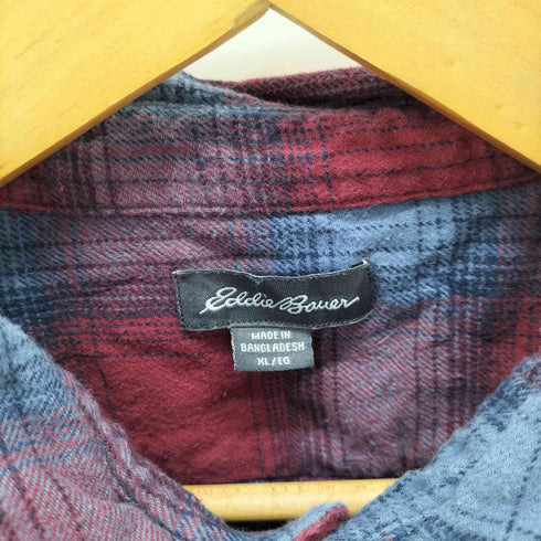 エディーバウアー Eddie Bauer オンブレ チェック ネルシャツ メンズ import:XL