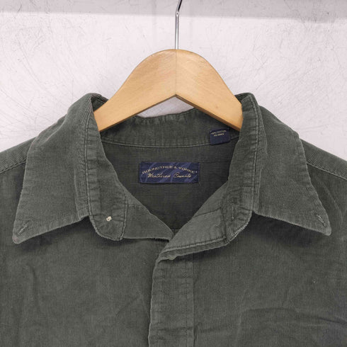 ラウンドツリーアンドヨーク roundtree&yorke コーデュロイ BDシャツ メンズ import:L