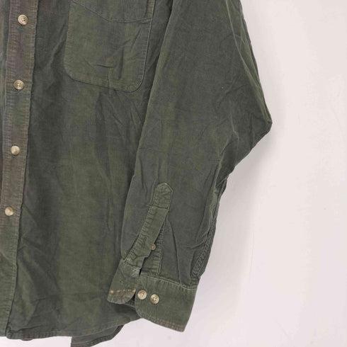 ラウンドツリーアンドヨーク roundtree&yorke コーデュロイ BDシャツ メンズ import:L