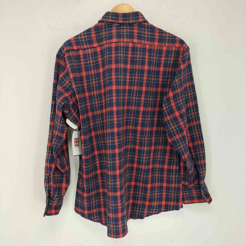 ラングラー Wrangler USA製 ピリング チェック レギュラーカラーシャツ メンズ import:L