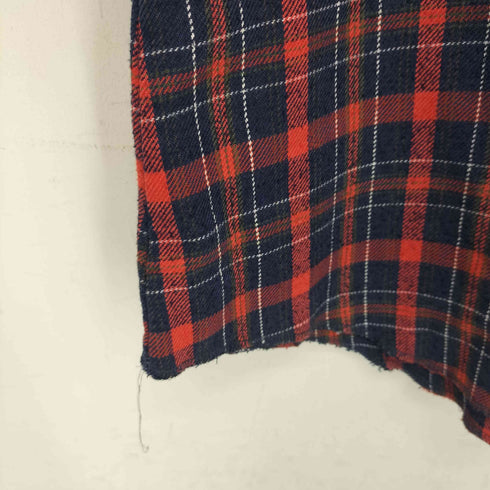 ラングラー Wrangler USA製 ピリング チェック レギュラーカラーシャツ メンズ import:L