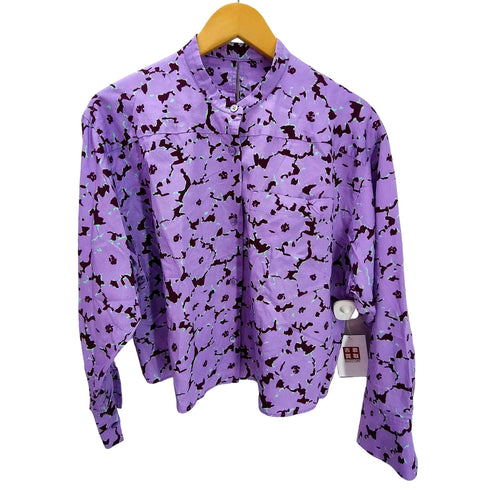ボールジー BALLSEY スプレッドフラワープリント クロップドシャツ レディース JPN:36