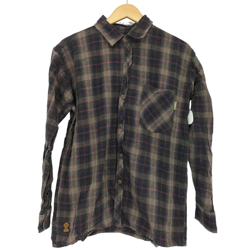 satori movement ヘンプコットン オンブレ レギュラーカラーシャツ メンズ import:M