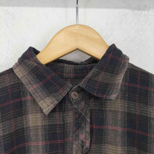 satori movement ヘンプコットン オンブレ レギュラーカラーシャツ メンズ import:M