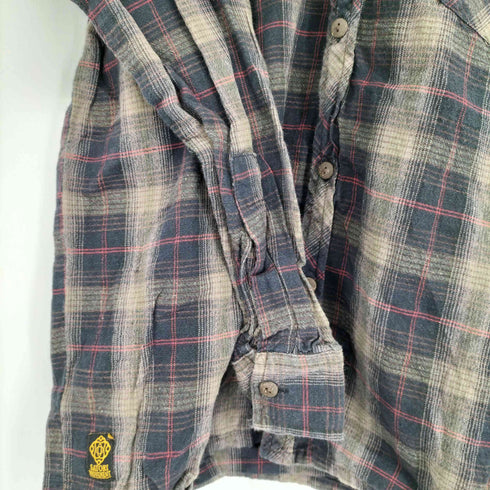 satori movement ヘンプコットン オンブレ レギュラーカラーシャツ メンズ import:M