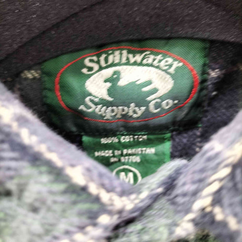 stillwater supply チェック コットンネル メンズ import:M