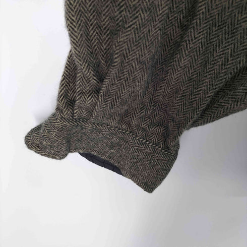 ヴァンヒューゼン VAN HEUSEN ヘリンボーン cpoシャツ メンズ import:L