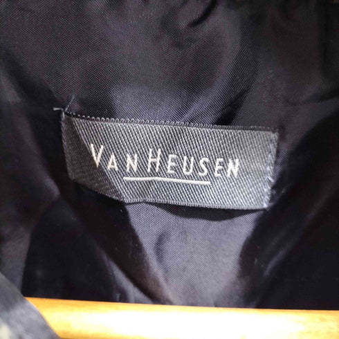 ヴァンヒューゼン VAN HEUSEN ヘリンボーン cpoシャツ メンズ import:L