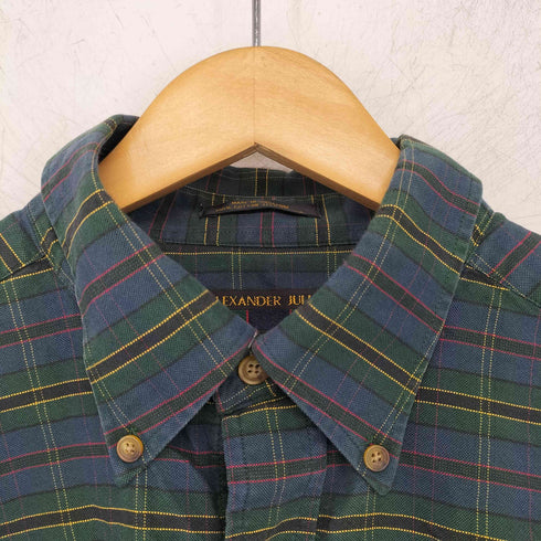 アレキサンダージュリアン ALEXANDER JULIAN チェック BDシャツ メンズ import:L