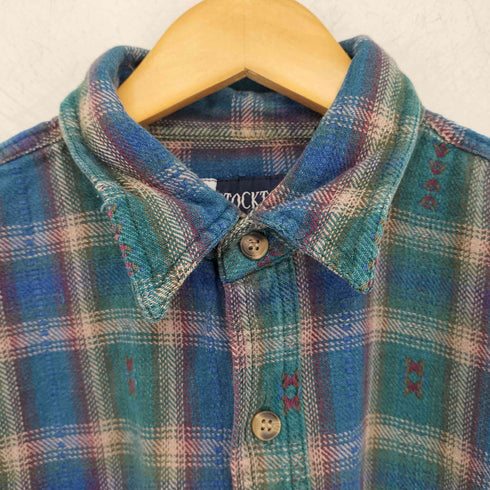 stockton オンブレ コットンネルシャツ メンズ import:XL