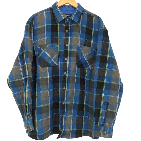 ジョンブレア JOHN BLAIR ブロックチェック レギュラーカラーシャツ メンズ import:L