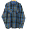 ジョンブレア JOHN BLAIR ブロックチェック レギュラーカラーシャツ メンズ import:L