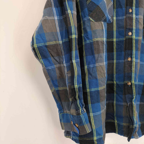 ジョンブレア JOHN BLAIR ブロックチェック レギュラーカラーシャツ メンズ import:L