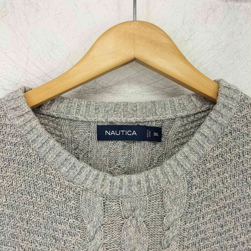 ノーティカ NAUTICA コットン ケーブルニット メンズ 3XL