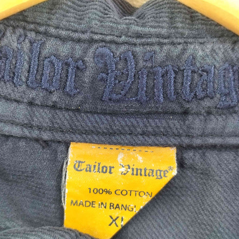 tailor vintage コーデュロイシャツ メンズ import:XL