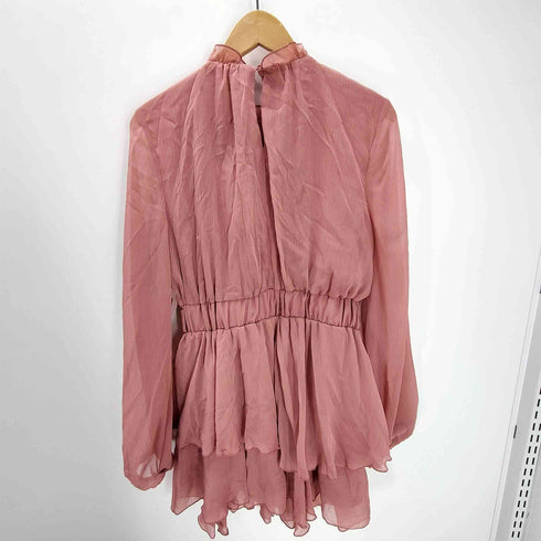 ザラ ZARA フリル ミニワンピース レディース import:M