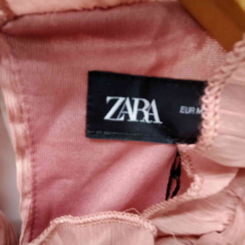 ザラ ZARA フリル ミニワンピース レディース import:M