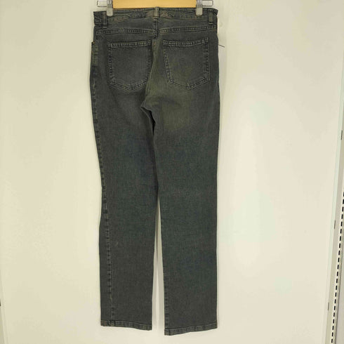 ダナキャランニューヨーク DKNY 00S イタリア製 5ポケット ジップフライ ストレート デニム パンツ Y2K レディース 6