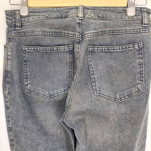 ダナキャランニューヨーク DKNY 00S イタリア製 5ポケット ジップフライ ストレート デニム パンツ Y2K レディース 6