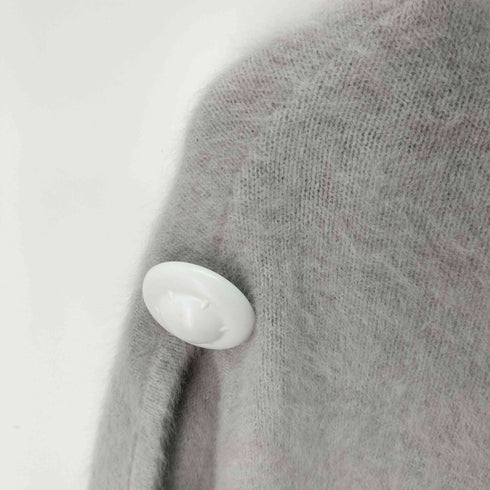 ビアズリー BEARDSLEY フォックスカシミヤ ファーニットポンチョ レディース