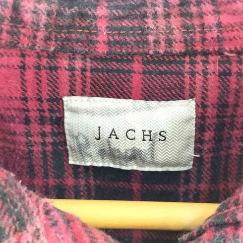 jachs チェック コットンネルシャツ メンズ XLT