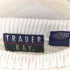 trader bay USA製 ヘリンボーン コットンニット メンズ XLT