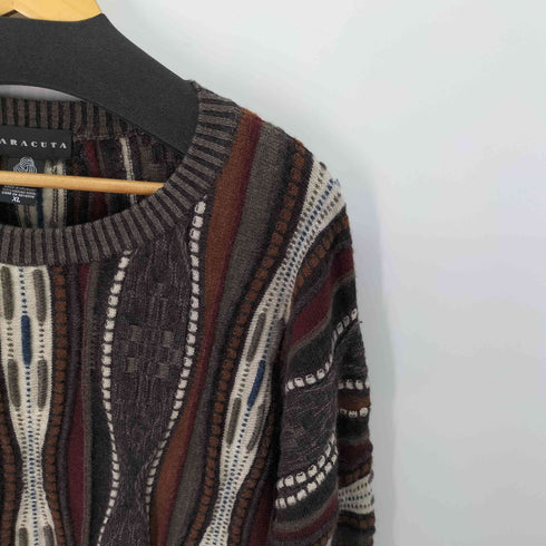 バラクータ BARACUTA ウルグアイ製 ウール100 3Dニット メンズ import:XL
